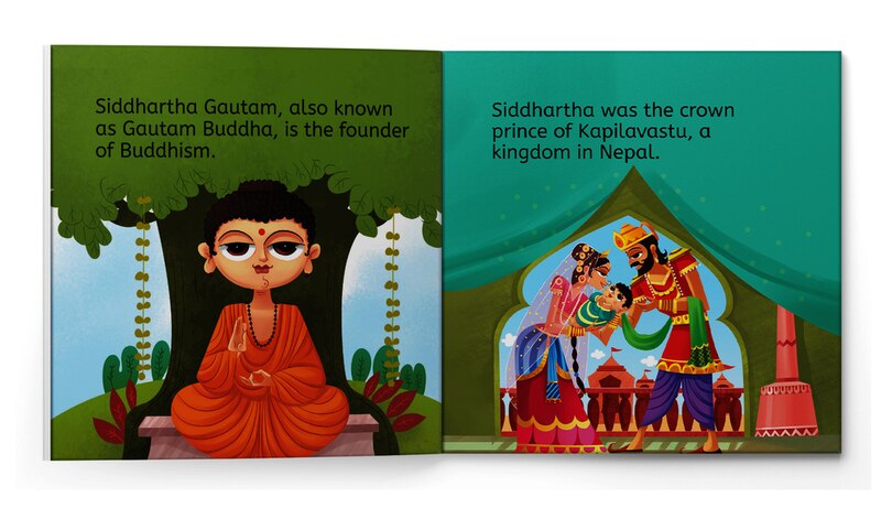 Aper&ccedil;u du contenu 2_My First Book of Buddha