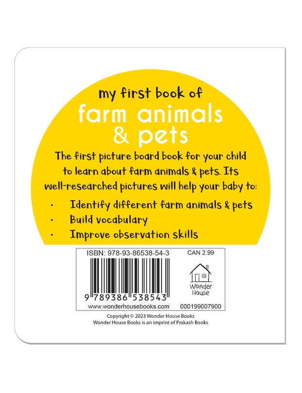 Aper&ccedil;u du contenu 5_My First Book of Farm Animals & Pets: First Board Book