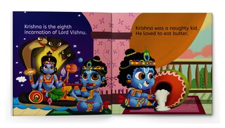 Aper&ccedil;u du contenu 2_My First Book of Krishna