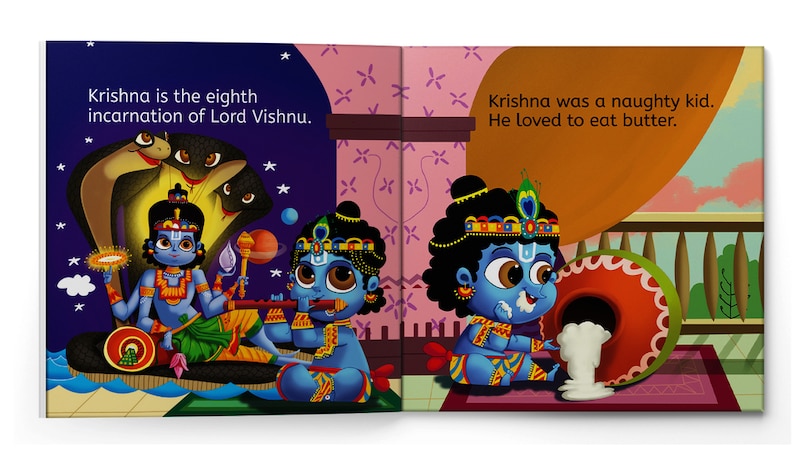 Aper&ccedil;u du contenu 2_My First Book of Krishna