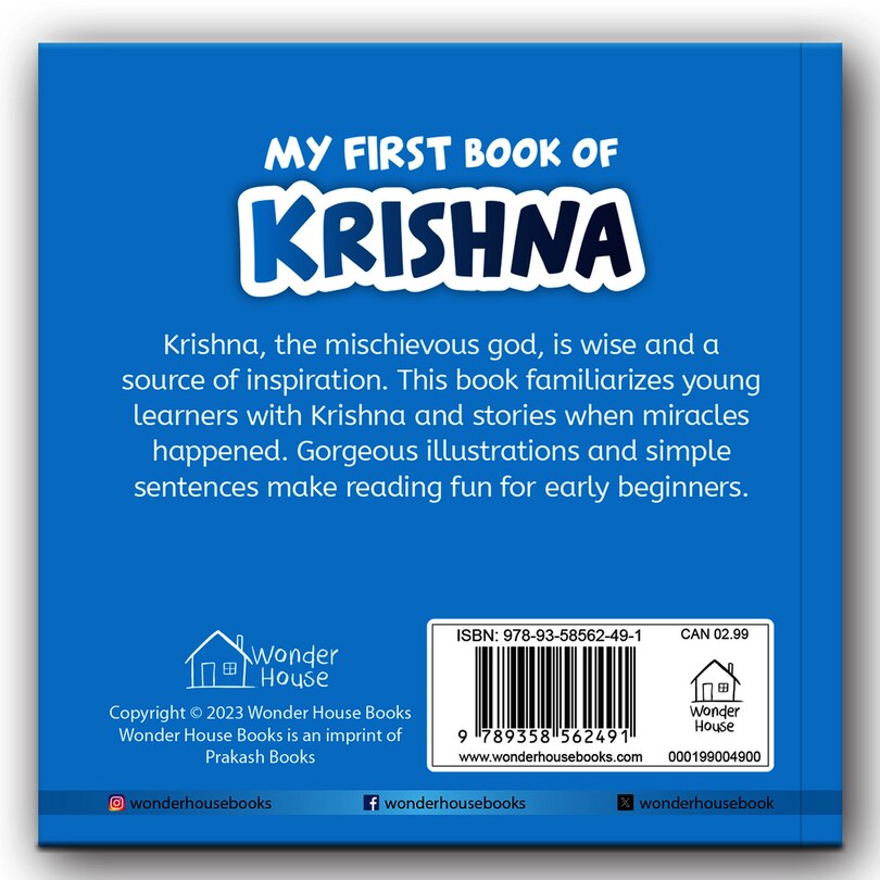 Aper&ccedil;u du contenu 5_My First Book of Krishna