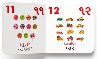 Aper&ccedil;u du contenu 2_My first book of numbers English-Gujarati
