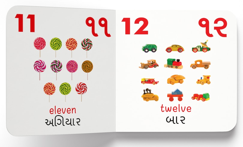 Aper&ccedil;u du contenu 2_My first book of numbers English-Gujarati