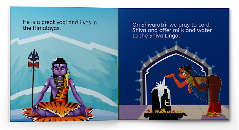 Aper&ccedil;u du contenu_My First Book of Shiva