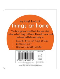 Aper&ccedil;u du contenu_My First Book of Things at Home: First Board Book