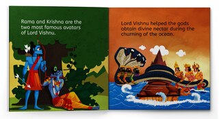 Aper&ccedil;u du contenu_My First Book of Vishnu