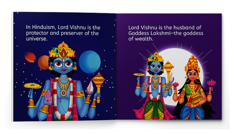 Aper&ccedil;u du contenu 2_My First Book of Vishnu