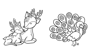 Aper&ccedil;u du contenu_My First Coloring Book: Animals