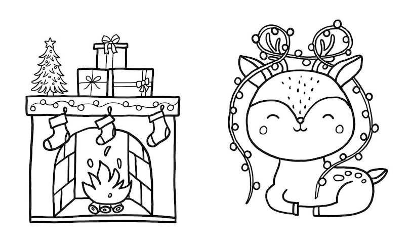 Aper&ccedil;u du contenu_My First Coloring Book: Christmas