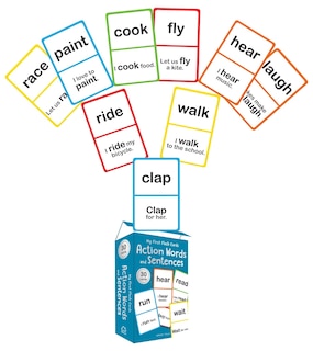 Sample content 4_My First Flash Cards: Action Words and Sentences (Flash Cards For Children)