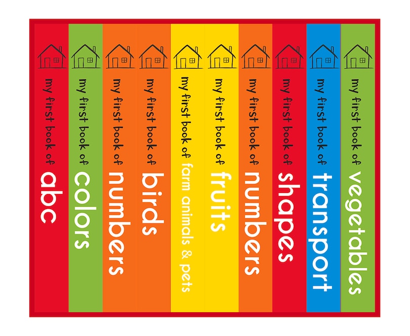 Aper&ccedil;u du contenu 5_My First Library: Boxset of 10 Board Books for Kids