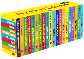 Aper&ccedil;u du contenu_My First Library - Set of 20 Books (Box set) - Kids Learning Board books