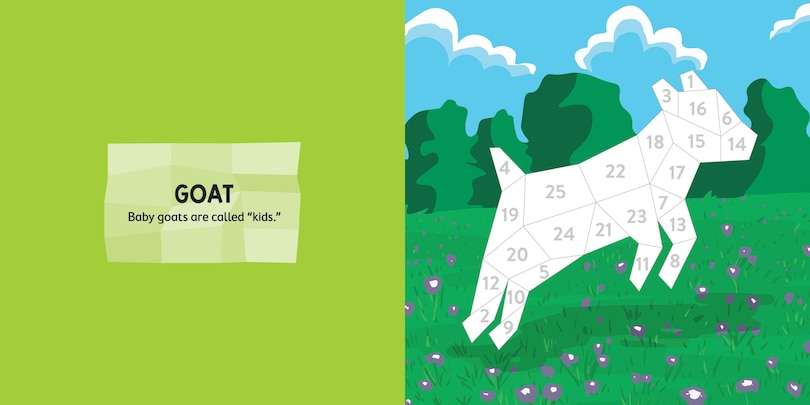 Aperçu du contenu_My First Paint by Sticker: Farm Friends