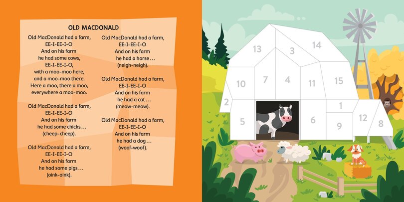 Sample content_My First Paint by Sticker: Nursery Rhymes