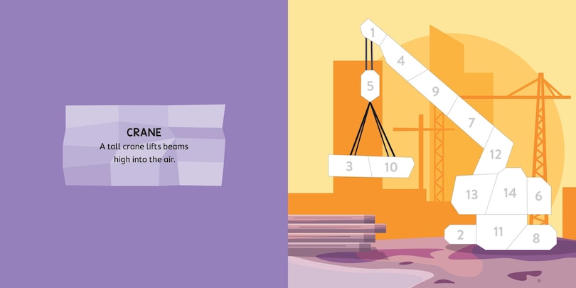 Sample content_My First Paint by Sticker: Construction Site