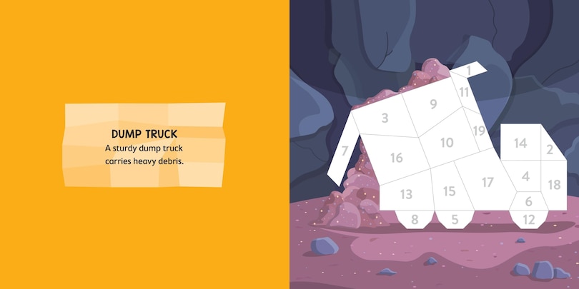 Sample content 4_My First Paint by Sticker: Construction Site
