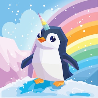 Aper&ccedil;u du contenu 3_My First Paint by Sticker: Unicorn Friends