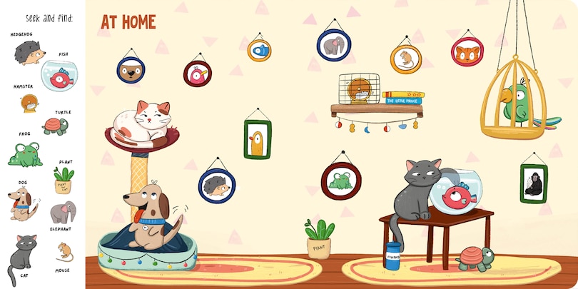 Aper&ccedil;u du contenu_My First Seek & Find: Animals