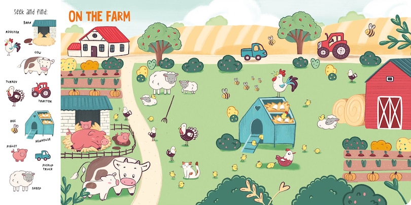 Aper&ccedil;u du contenu 3_My First Seek & Find: Animals