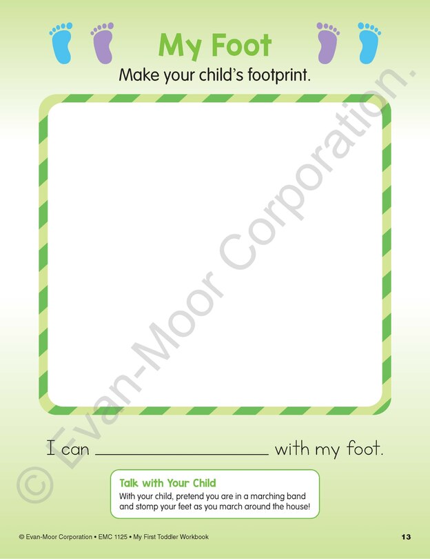 Aperçu du contenu 2_My First Toddler Workbook, Ages 3 - 5