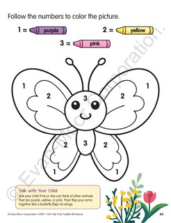 Aperçu du contenu 3_My First Toddler Workbook, Ages 3 - 5