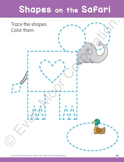 Aperçu du contenu 2_My First Tracing Workbook, Ages 3 - 5