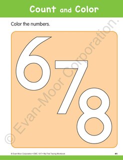 Aperçu du contenu 4_My First Tracing Workbook, Ages 3 - 5