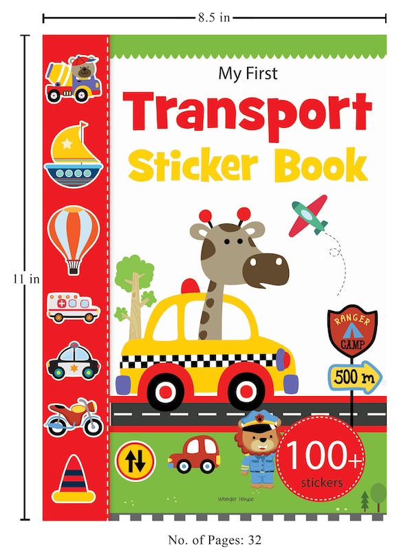 Aper&ccedil;u du contenu 4_My First Transport Sticker Book: Exciting Sticker Book With 100 Stickers