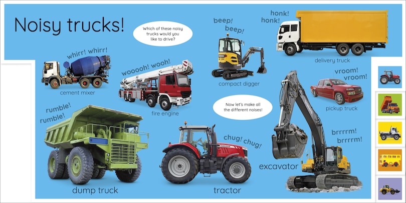 Aper&ccedil;u du contenu_My First Trucks and Diggers