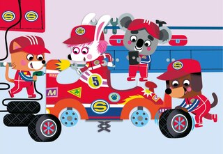 Aper&ccedil;u du contenu 4_My First Vehicles: Race Car