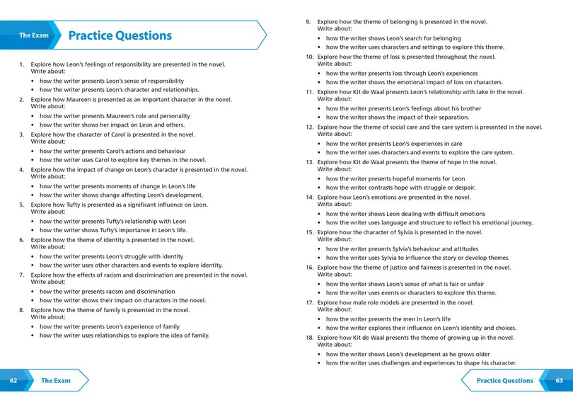 Sample content 5_My Name is Leon AQA GCSE 9-1 English Literature Text Guide