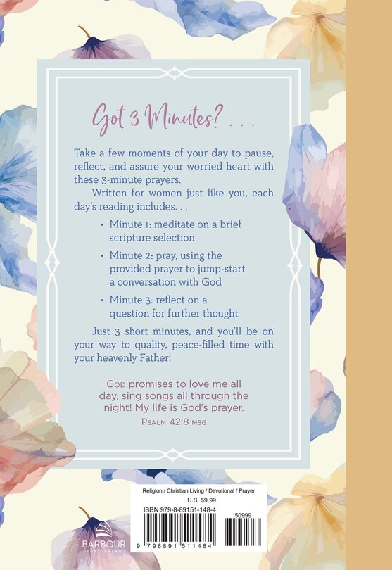 Couverture arrière_My Prayer Journal: 3-Minute Prayers for the Worried Heart