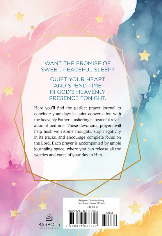 Back cover_My Prayer Journal: Nighttime Conversations with God