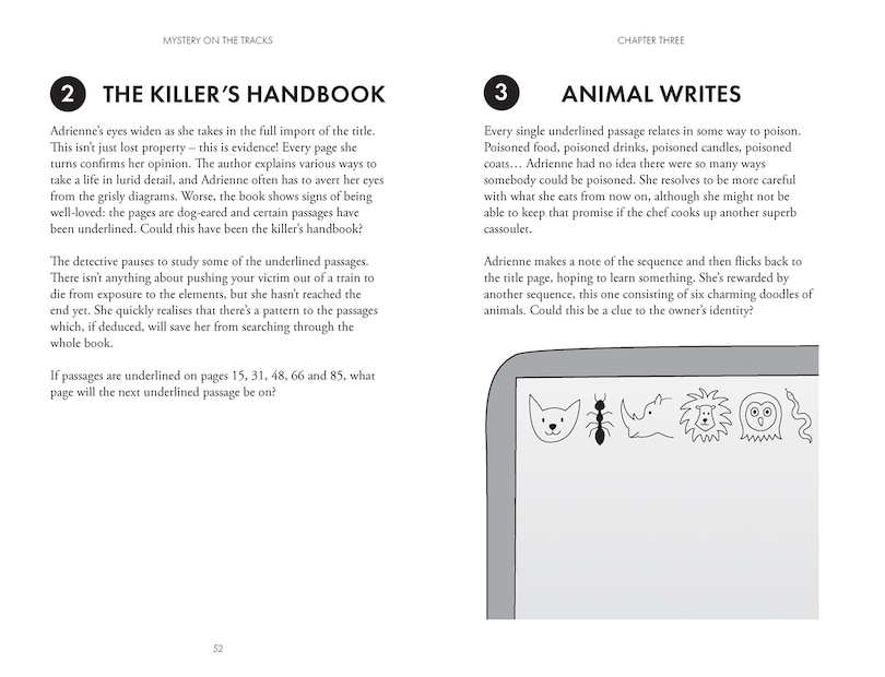 Aper&ccedil;u du contenu_Mystery on the Tracks