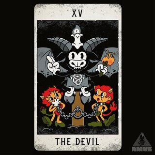 Sample content 4_Mystical Medleys Vintage Cartoon Tarot Deck