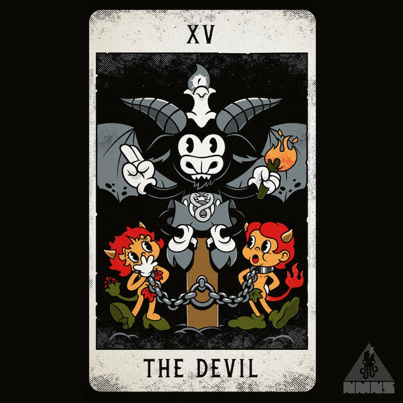 Sample content 4_Mystical Medleys Vintage Cartoon Tarot Deck
