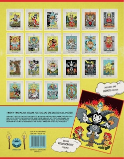 Back cover_Mystical Medleys: A Vintage Cartoon Tarot Poster Book