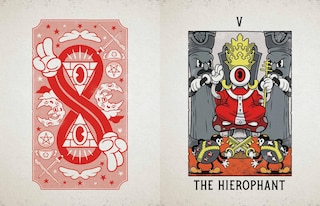 Sample content_Mystical Medleys: A Vintage Cartoon Tarot Poster Book