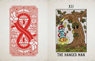 Sample content 2_Mystical Medleys: A Vintage Cartoon Tarot Poster Book