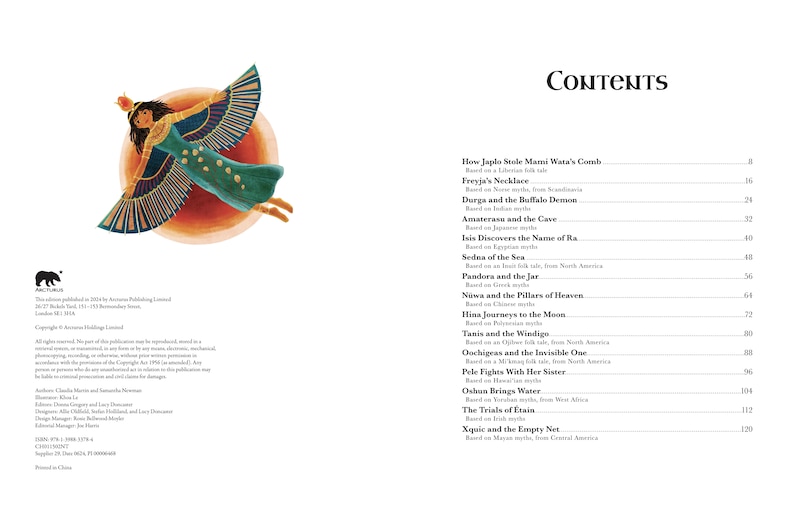 Sample content 2_Myths and Legends for Fearless Girls