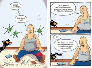 Aperçu du contenu_Méchant Minou : Vedette malgré lui (BD)