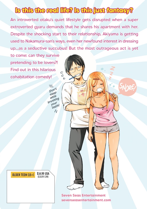 Back cover_Nakamura-san, the Uninvited Gyaru Vol. 3