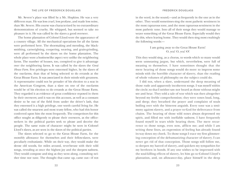 Aperçu du contenu 5_Narrative of the Life of Frederick Douglass (Special Edition)