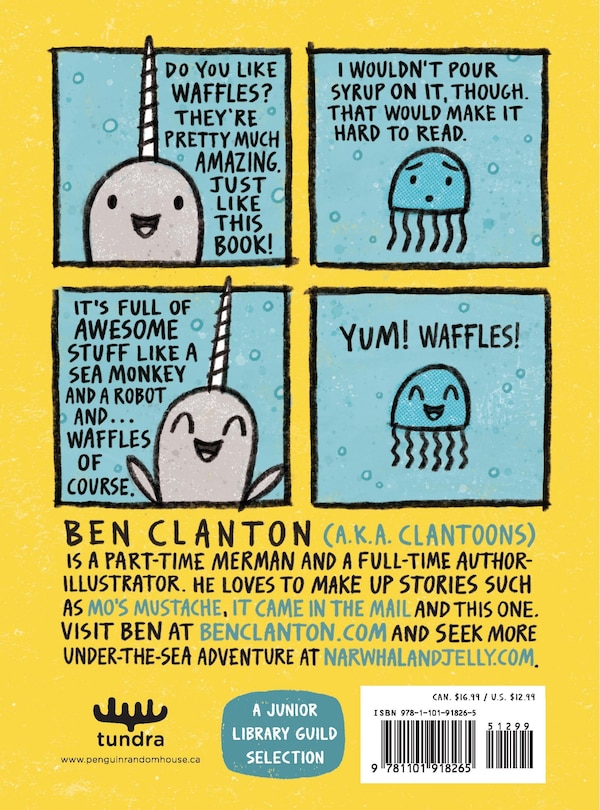 Back cover_Narwhal: Unicorn Of The Sea! (a Narwhal And Jelly Book #1)