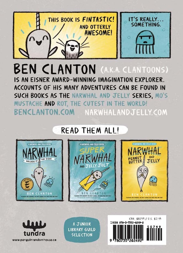 Back cover_Narwhal's Otter Friend (a Narwhal And Jelly Book #4)