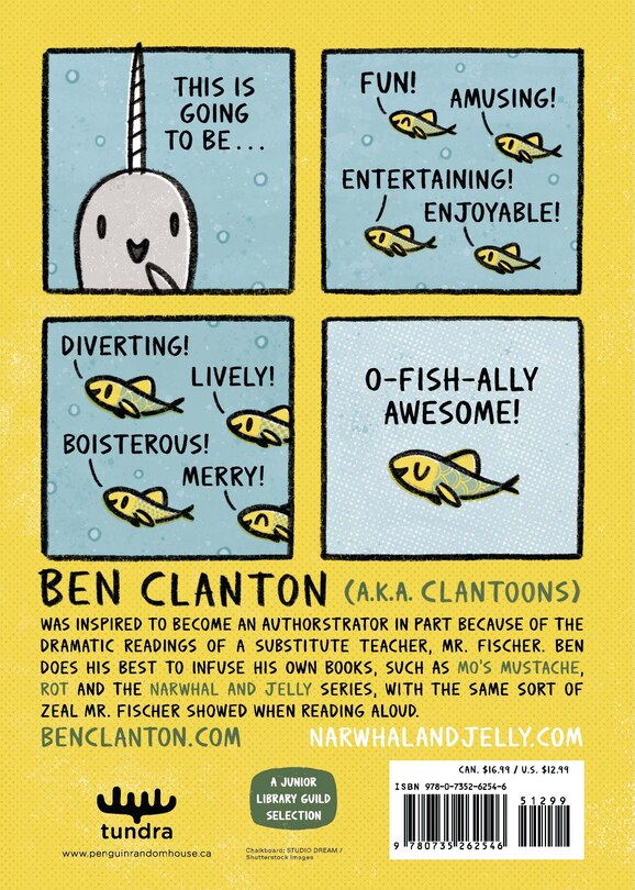 Back cover_Narwhal's School Of Awesomeness (a Narwhal And Jelly Book #6)