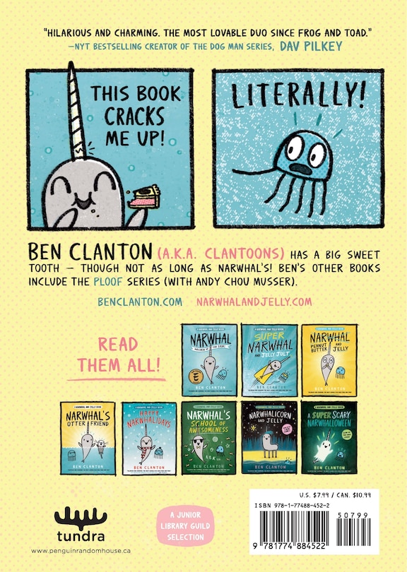Back cover_Narwhal's Sweet Tooth (A Narwhal and Jelly Book #9)