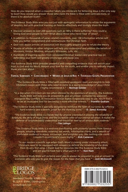 Couverture arri&egrave;re_NKJV Complete Evidence Study Bible