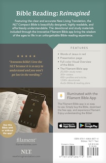 Couverture arrière_NLT Compact Bible, Filament Enabled (Leatherlike, Regal Lion Black, Red Letter)