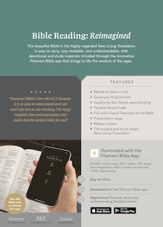 Back cover_NLT Compact Giant Print Bible, Filament Enabled (LeatherLike, Rose Metallic Peony, Red Letter)